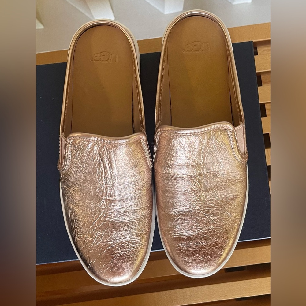 UGG Rose Gold Slip-On Loafers